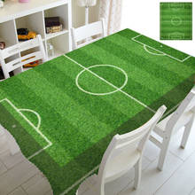 Mantel de mesa Funky Sport Grass, cubierta de mesa rectangular impermeable, decoración de regalo 2024 - compra barato
