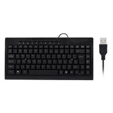 Multimedia Keyboard Wired Silent Keyboard Waterproof Gaming Keyboard 10 Shortcut Keys for Laptop PC Game Gamer USB Keyboard 2024 - buy cheap