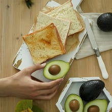 Simulation Breakfast Props Living Room Kitchen Decoration Toast Bread Simulation Avocado Photography Props Window Display 2024 - buy cheap