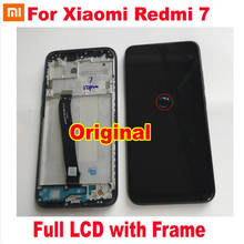 100% Original Working LCD Display Touch Screen Panel Digiziter Assembly Sensor + Frame For Xiaomi Redmi 7 Mobile Pantalla 2024 - buy cheap