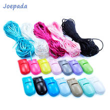 Joepada Silicone Beads Teething Necklace Accessories Baby Teether Rattail 1.5mm Polyester Cord DIY For Jewelry Charms Pendants 2024 - купить недорого