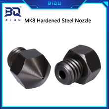 High Quality MK8 Heardened Steel Nozzle High Temperature for E3D J-Head Hotend Extruder 3d Printer Parts 2024 - buy cheap