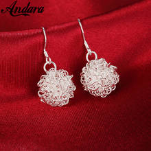 New 925 Sterling Silver Earrings Exquisite Ball Earrings Jewelry Wedding Wedding Gift Jewelry 2024 - buy cheap