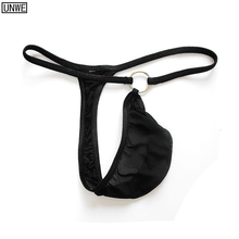 Steel Ring Men Thongs Strings Underwear Sexy Thin Belt Low Rise Men's Transparent G String Sexy T-back 2024 - buy cheap