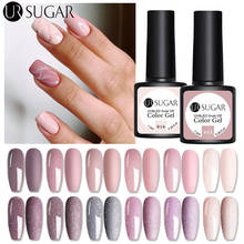 UR SUGAR 7,5 мл желе розовый телесный цвет Гель-лак для ногтей Полупостоянный цвет лак для ногтей отмачиваемый УФ светодиодный гель для дизайна ногтей 2024 - купить недорого