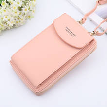 Fashion 2020 Women Wallet Brand Cell Phone Wallet Big Card Holders Wallet Handbag Purse Clutch Messenger Shoulder Straps Bag 2024 - buy cheap