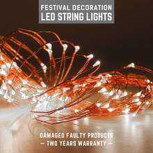 LED String lights Copper Silver Wire Christmas Fairy Light  2M/5M/10M Multi-colour USB AA Battery Waterproof LED Holiday Lamps 2024 - buy cheap