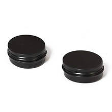 100Pcs 15ml Aluminum Jars Lip Balm Pots 15g Cosmetic Container black Tins 2024 - buy cheap