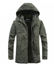 New Winter Jackets Men Casual Warm Men Thick Fleece Parkas Coat Military Windproof Hooded Jackets Windbreaker Men Clothing 2024 - buy cheap