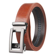Famous Brand Belt Men Top Quality Genuine Luxury Leather Belts for Men Strap Male Metal Automatic Buckle 3.5cm Golf Belt 2024 - buy cheap
