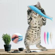Зубная щетка в форме кошки с кошачьей рыбки, щетка для ухода за зубами, силиконовая молярная палка, зубная игрушка для собак, очищающая зубы для кошек 2024 - купить недорого