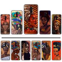 Capa de telefone melanina africana, proteção para xiaomi redmi 7 8 9t a3 9se k20 mi8 max3 lite 9 note 9s 10 pro 2024 - compre barato