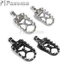 Motorcycle Adjustable Footpegs MX Style Wide Foot Pegs For Harley Fatboy Dyna Sportster Iron 883 Custom Male Mount Footrests 2024 - buy cheap