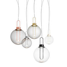 LED Nordic Iron Glass Bubble Designer LED Lamp LED Light.Pendant Lights.Pendant Lamp.Pendant light For Dinning Room 2024 - buy cheap