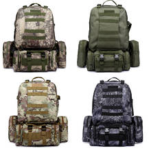 Многофункциональный тактический камуфляжный рюкзак, уличный военный походный рюкзак для путешествий, сумка для альпинизма 2024 - купить недорого