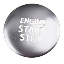 Car Engine Start Stop Push Button Switch Cover Silver  Fit For Toyota Tacoma 2016 2017 2018 2019 2020 2024 - buy cheap