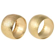 Gold Napkin Rings Wedding Party Napkin Holder Decoration weddings rings for napkins Holder Hotel Table Decoration Supplies 2024 - buy cheap
