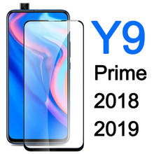 full cover for huawei y9 prime 2019 y9s y9 2018 tempered glass protective film phone screen protector on the glass smartphone 2024 - buy cheap