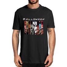 Мужская хлопковая футболка с принтом «ужасы» 2024 - купить недорого