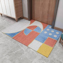 Felpudo de entrada para interiores y exteriores, alfombra de cocina, baño, DIY, antideslizante, PVC, grande 2024 - compra barato