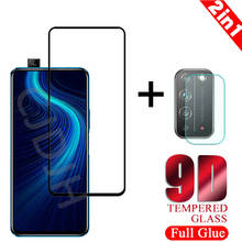 2-in-1 Camera + Screen Protector For Huawei honor X10 Full Gule Tempered Glass On Huawei honor X10 Pro protective Glass 2024 - buy cheap