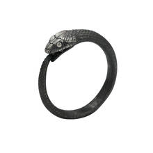 New 25 Silver Snake Rings Vampire Red Stone For Men Woman Retro Ring Punk Hip hop Ring Band Rings Fashion Jewelry Male 2024 - buy cheap