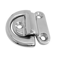 Heavy Duty Folding Pad Eye Deck Lashing Ring 316 Stainless Steel D Loop for Trailer Boat RV Truck 2024 - buy cheap