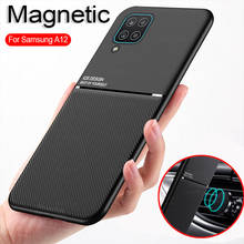 Magnet Shockproof Armor Case phone covers for Samsung A12 5G Bumper Soft Silicone Back shell for Galaxy A12 A 12 6.5'' A125F/DS 2024 - buy cheap