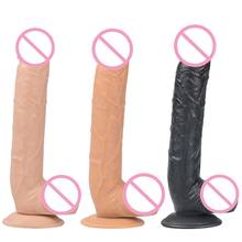 26Cm Big Dildos Soft Realistic Penis Artificial Huge Dick Suction Cup Sex Toys For Women Masturbator Lesbian Sex Products 2024 - buy cheap