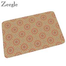 Zeegle-Felpudo de entrada de franela, alfombra antideslizante para cocina, absorbente, para pies, dormitorio, niños 2024 - compra barato