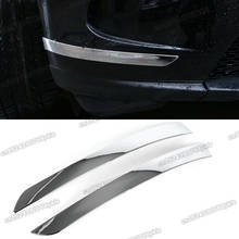 mirror surface stainless steel car front cornor protector trims for range rover velar 2017 2018 2019 2020 2021 2022 accessories 2024 - buy cheap