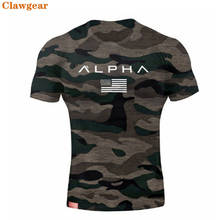 2019 Новый Clawgear мужской военный армейский футболка Для мужчин в виде космоса, свободная хлопковая Футболка с О-образным вырезом Alpha Америка Размеры короткий рукав футболки 2024 - купить недорого
