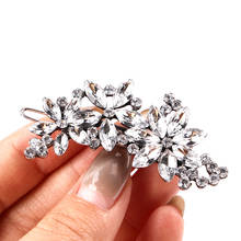 1PC Women's Rhinestone Crystal Hair Clip Hairpins Comb Flower mariage Bride Bridesmaid Wedding Party Hair Jewelry Accessories 2024 - buy cheap