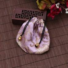 Traditional Silk Travel Pouch Classic Chinese Embroidery Jewelry Bag Organizer  N18 20 Dropshipping 2024 - buy cheap