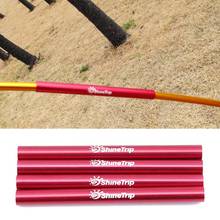 4 Pcs/Pack Hot Sale Aluminum Tent Pole Repair Tube Single Rod Adjustment Pipe Emergency Camping Awning Accessories 2024 - buy cheap