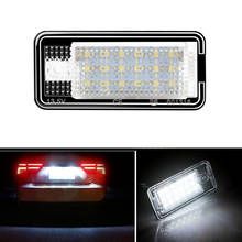 Canbus Led License Plate Light Number Plate Lamp For Audi A3 A4 S4 RS4 B6 B7 A6 RS6 S6 C6 A5 S5 2D Cabrio Q7 A8 S8 RS4 Avant 2024 - buy cheap