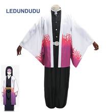 Demon Slayer Kimetsu no Yaiba Cosplay Costumes Ubuyashiki Kagaya Men Uniforms Party Suit for Halloween and Cos Capes 2024 - buy cheap