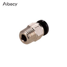 Aibecy PC4-M10 Male Straight Pneumatic Tube Push Fitting Connector Compatible for CR-10 Ender 3 Extruder 3D Printer Parts 2024 - buy cheap