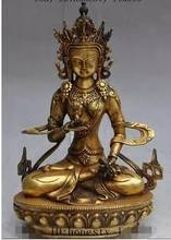 Estátua de buda vajrasatva vajani bodisatva, 29cm bronze do budismo do tibet, vajrasatva 2024 - compre barato