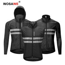 Wosawe jaqueta de motocicleta à prova d'água, à prova de vento, com capuz reflexivo, corrida, motocross, masculina, feminina 2024 - compre barato