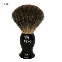 TEYO Pure Badger Hair Shaving Brush of Resin Handle Perfect for Man Wet  Shave Cream Safety Double Edge Razor Beard Brush 2024 - buy cheap