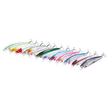 Laser lure 135mm/15.5g laser floating water Minnow hard bait  3d eyes Sea bass fishing bait Swimbait Glow bait Variant Colors 2024 - compre barato