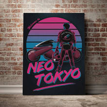 Póster de AKIRA Neo retrowave para decoración del hogar, lienzo de arte de pared, impresiones para sala de estar, habitación de niños, dormitorio 2024 - compra barato