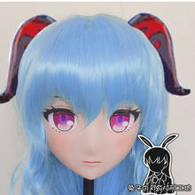 (RB43)Customize Full/Half Head Resin Cartoon Cosplay Japanese Character Anime Role Play Crossdress Kigurumi Mask With Back Shell 2024 - buy cheap