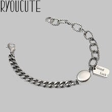 Boho Vintage Silver Color  Link Chains Bracelets for Women Lover Valentines Day Gifts 2024 - buy cheap