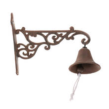 Cast Iron Door Bell Metal Rustic Wall Mounted Cat Design Doorbell Outdoor Home Decorations Gift 2024 - buy cheap