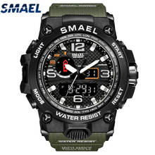 SMAEL Brand Men Fashion Waterproof Stopwatch Analog Quartz Watch Mens Sport Watches Casual Digital Clock Male Relogio Masculino 2024 - buy cheap