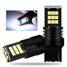 2 led canbus de lâmpadas, t20 7440 w21w 1200lm, 24smd 3030, led, backup, luzes reversas, para skoda superb octavia 2, fl 2010 2011 2012 2024 - compre barato