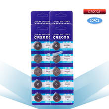 Kpay-20 piezas CR2025 CR 2025 3V, botón de iones de litio, batería de moneda DL2025 BR2025 KCR2025 para control remoto electrónico 2024 - compra barato