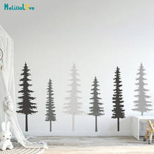 Woodland Adventure 6 Forest Pine Tree Nature Nursery Wall Decor Home Decal Wall Sticker BA481 2024 - buy cheap